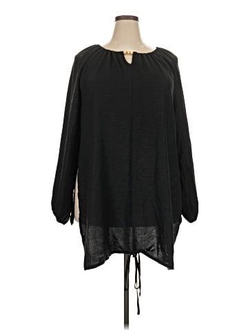Shein Curve 3/4 Sleeve Blouse (view 1)