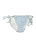 H&M Stripes Blue Swimsuit Bottoms Size 8 - photo 1