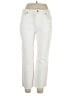 Zara 100% Cotton Ivory Jeans Size 14 - photo 1