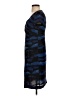 Tory Burch 100% Silk Chevron-herringbone Blue Cocktail Dress Size 0 - photo 5