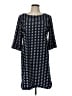 Gap Graphic Blue Casual Dress Size L - photo 1