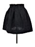 H&M 100% Polyester Solid Black Formal Skirt Size 12 - photo 2