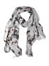 H&M 100% Polyester Floral Gray Scarf One size - photo 1
