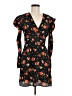 Topshop 100% Polyester Hearts Black Cocktail Dress Size 6 - photo 1