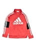 Adidas 100% Polyester Red Track Jacket Size 5 - photo 1