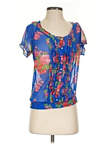 Abercrombie & Fitch Short Sleeve Blouse (view 1)