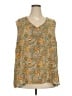 Cato 100% Polyester Orange Sleeveless Blouse Size 22 - photo 1