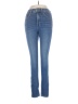 Express Hearts Blue Jeans Size 2 - photo 1