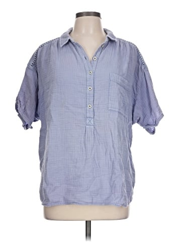 Pilcro Short Sleeve Blouse (view 1)