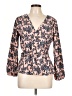 J.Crew 100% Polyester Pink 3/4 Sleeve Blouse Size 10 - photo 1