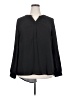 Mossimo 100% Polyester Black Long Sleeve Blouse Size XXL - photo 1