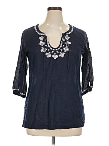 Eddie Bauer 3/4 Sleeve Blouse (view 1)