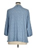Adrianna Papell Blue 3/4 Sleeve Blouse Size 1X - photo 2