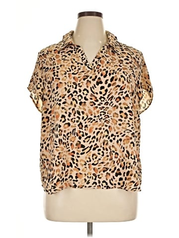 CAbi Short Sleeve Blouse (view 1)