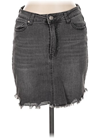 Wishlist Denim Skirt (view 1)