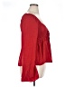 Trixxi 100% Polyester Red Long Sleeve Blouse Size XL - photo 4