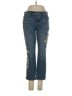 J.Jill Floral Blue Jeans Size 4 - photo 1