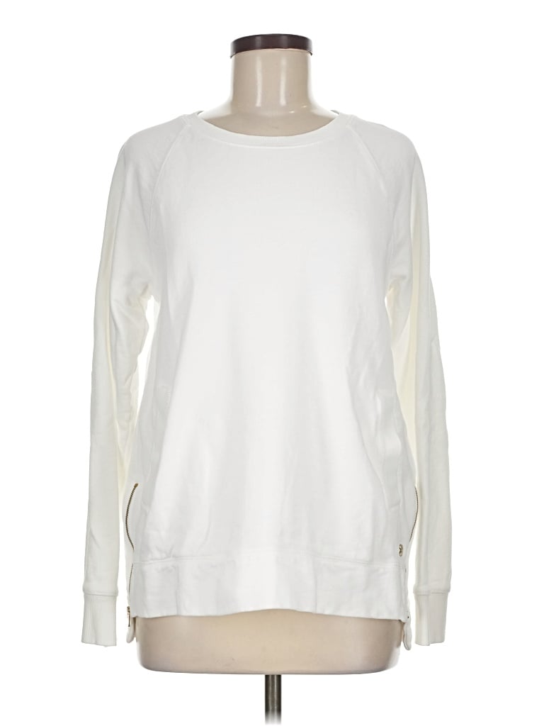Pre-owned Lilly Pulitzer Luxletic Sweatshirt In White