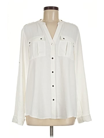 Calvin Klein Long Sleeve Blouse (view 1)