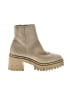 Steve Madden 100% Leather Tan Ankle Boots Size 8 - photo 1