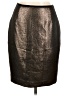 Tory Burch Metallic Silver Faux Leather Skirt Size 12 - photo 1