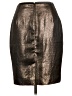 Tory Burch Metallic Silver Faux Leather Skirt Size 12 - photo 2