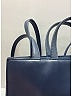 Telfar Blue Vegan Leather Medium 'Navy' Shopping Tote One size - photo 9
