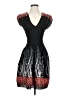 Max Studio Graphic Black Cocktail Dress Size S - photo 1