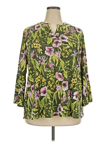 Cato 3/4 Sleeve Blouse (view 1)