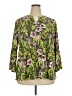 Cato Floral Green 3/4 Sleeve Blouse Size 18-20W - photo 1