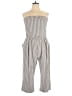 J for Justify Stripes Gray Jumpsuit Size 2X - photo 1