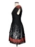 Max Studio Graphic Black Cocktail Dress Size S - photo 5