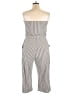 J for Justify Stripes Gray Jumpsuit Size 2X - photo 2