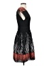 Max Studio Graphic Black Cocktail Dress Size S - photo 4