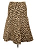 Theory Animal Print Tan Casual Skirt Size L - photo 1