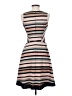 Bar III Stripes Tan Casual Dress Size S - photo 2