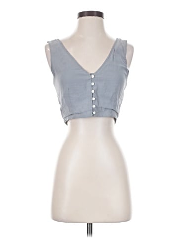 Madewell Softdrape Gwen Crop Vest Top (view 1)