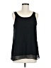 Willi Smith 100% Polyester Black Sleeveless Blouse Size M - photo 1