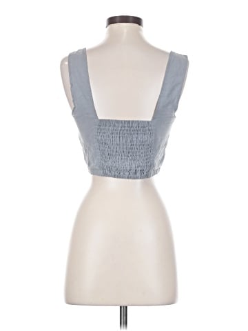 Madewell Softdrape Gwen Crop Vest Top (view 2)
