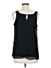 Willi Smith 100% Polyester Black Sleeveless Blouse Size M - photo 2