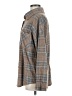 7th Roy Plaid Brown Long Sleeve Blouse Size M - photo 5