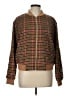 Ann Taylor LOFT Plaid Brown Jacket Size L - photo 1