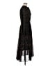 A.L.C. Paisley Black Casual Dress Size 6 - photo 4