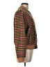 Ann Taylor LOFT Plaid Brown Jacket Size L - photo 4