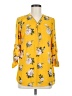 rue21 100% Polyester Yellow 3/4 Sleeve Blouse Size M - photo 1