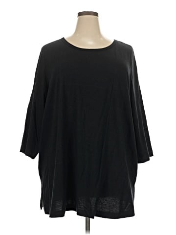 Woman Within 3/4 Sleeve T-Shirt (view 1)