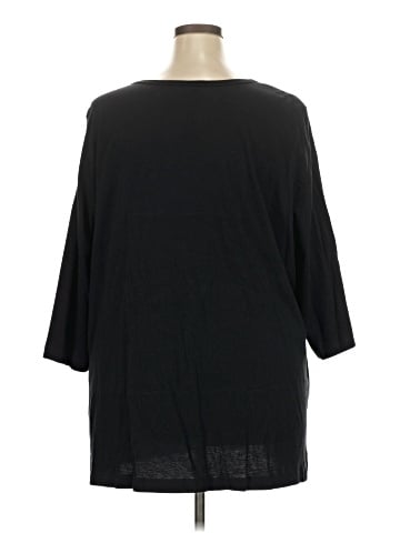 Woman Within 3/4 Sleeve T-Shirt (view 2)