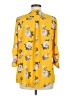 rue21 100% Polyester Yellow 3/4 Sleeve Blouse Size M - photo 2