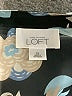 Ann Taylor LOFT 100% Polyester Blue Long Sleeve Blouse Size 10 - photo 7