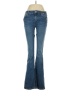 Zara 100% Cotton Hearts Blue Jeans Size 6 - photo 1